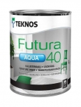 фото: Teknos Futura Aqua 40 (Текнос Футура Аква 40), База РМ1 - Полуглянцевая универсальная краска для внутренних и наружных работ.